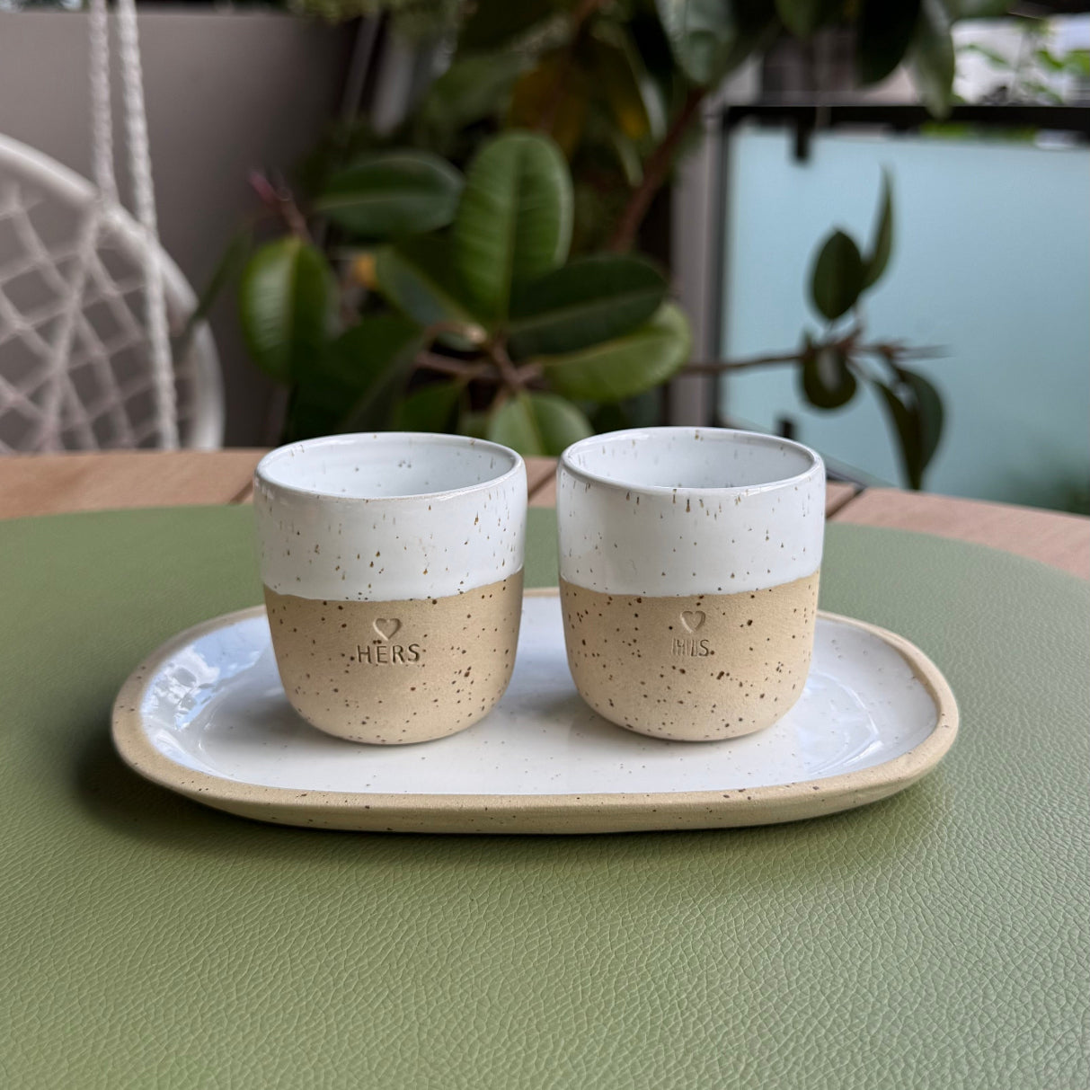 Keramiko piato kafe